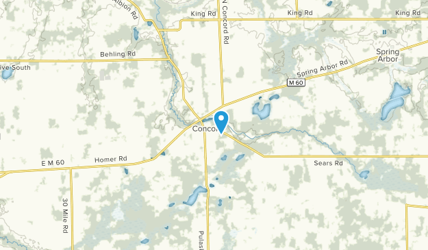 Concord, Míchigan Map