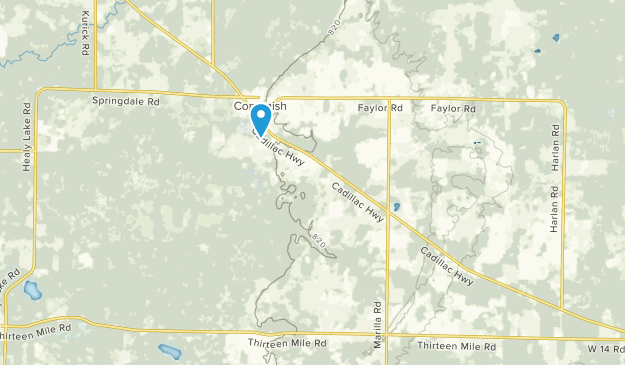 Copemish, Michigan Map