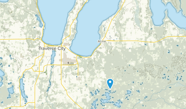 East Bay, Michigan Map