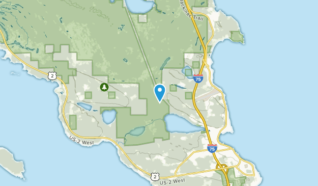 Evergreen Shores, Michigan Map
