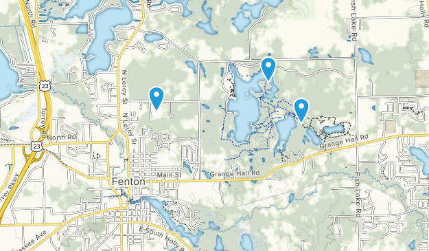 Fenton, Michigan Map