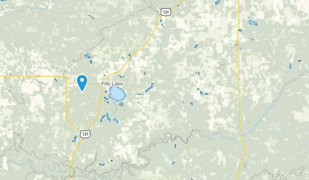 Fife Lake, Michigan Map