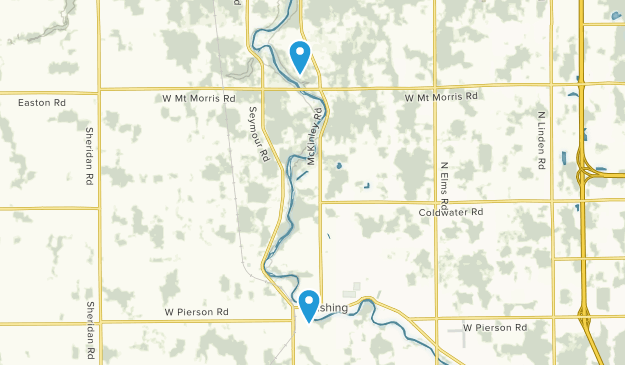 Flushing, Michigan Map