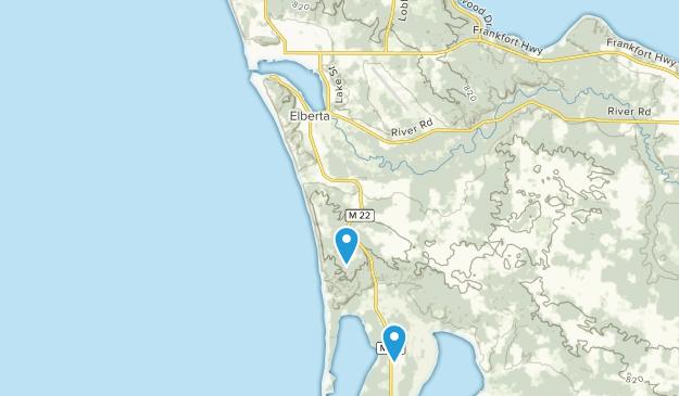 Frankfort, Michigan Map