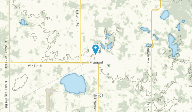 Fremont, Michigan Map