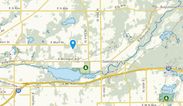 Galesburg, Michigan Map