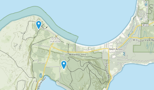 Glen Arbor Township, Michigan Map