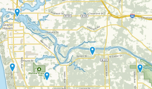 Grand Haven, Michigan Map