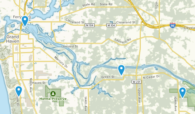 Grand Haven, Michigan Map