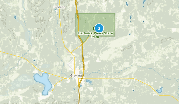 Grayling, Michigan Map