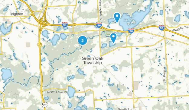 Green Oak, Michigan Map