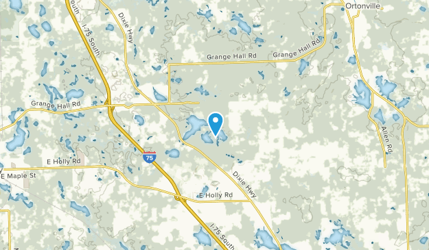 Groveland, Michigan Map