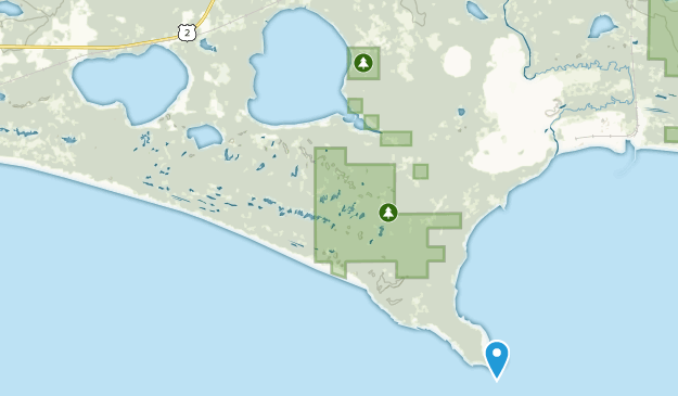 Gulliver, Michigan Map