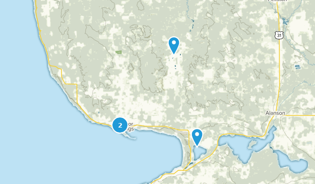 Harbor Springs, Michigan Map