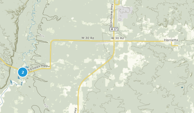 Harrietta, Michigan Map