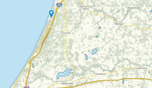 Hartford, Michigan Map