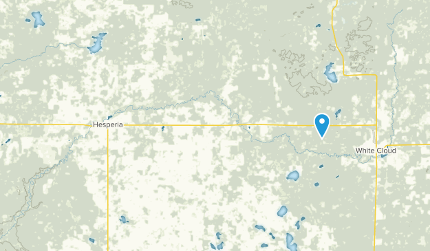 Hesperia, Michigan Map