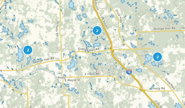Holly, Michigan Map
