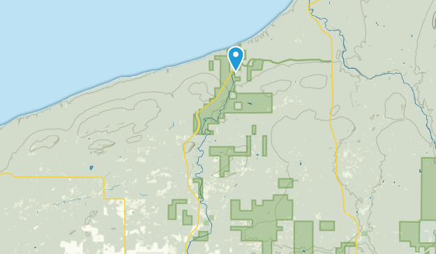 Ironwood, Michigan Map