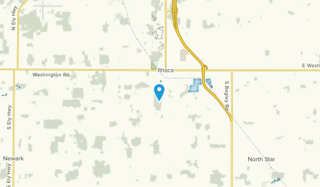Ithaca, Michigan Map