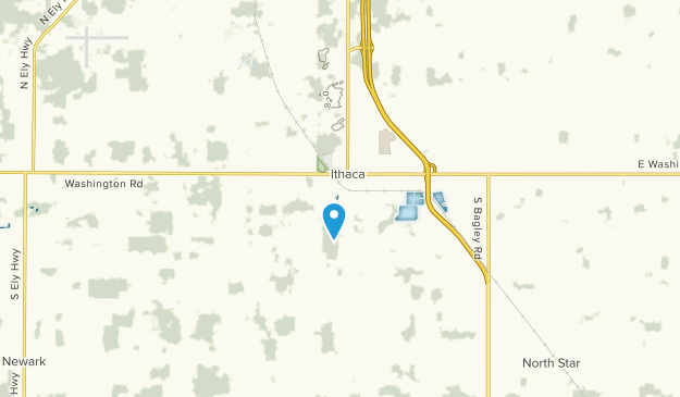 Ithaca, Michigan Map