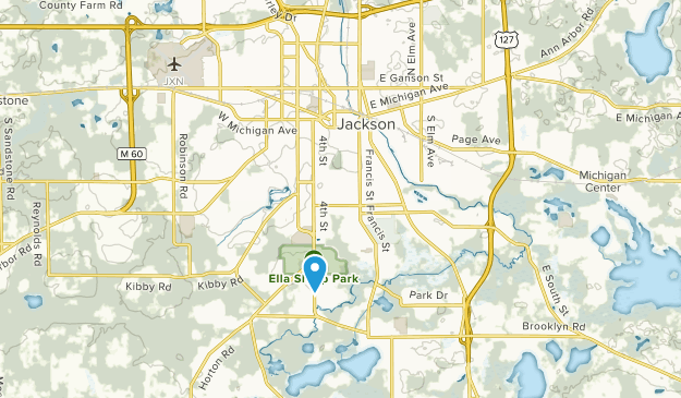 Jackson, Michigan Map