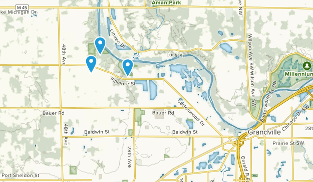 Jenison, Michigan Map