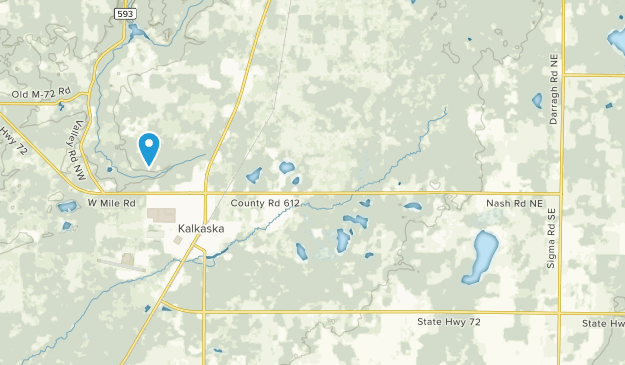 Kalkaska, Michigan Map