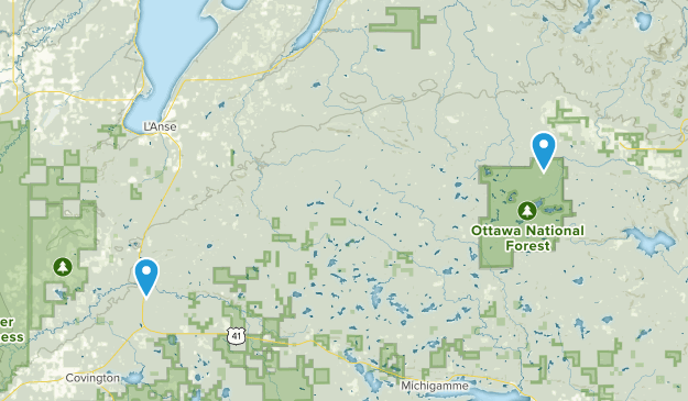 L'Anse, Michigan Map
