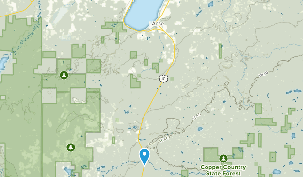 L'Anse, Michigan Map