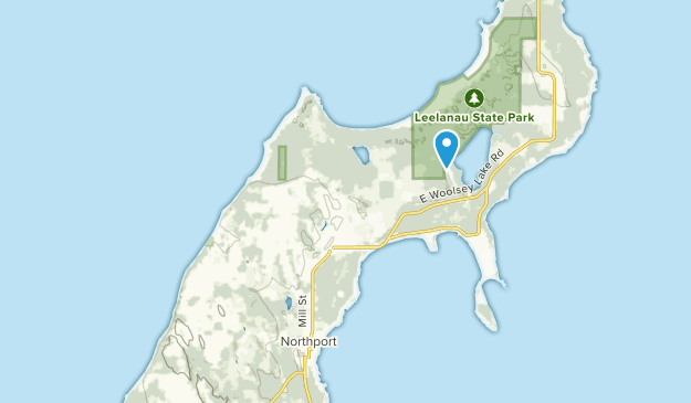 Leelanau, Michigan Map