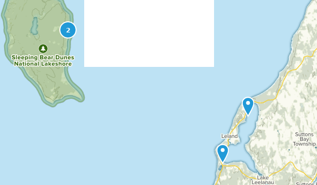 Leland, Michigan Map
