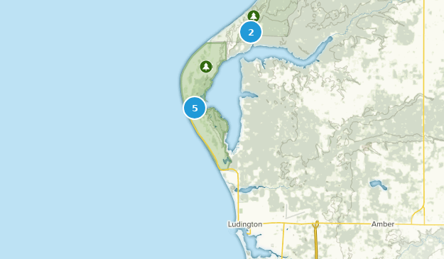 Ludington, Michigan Map