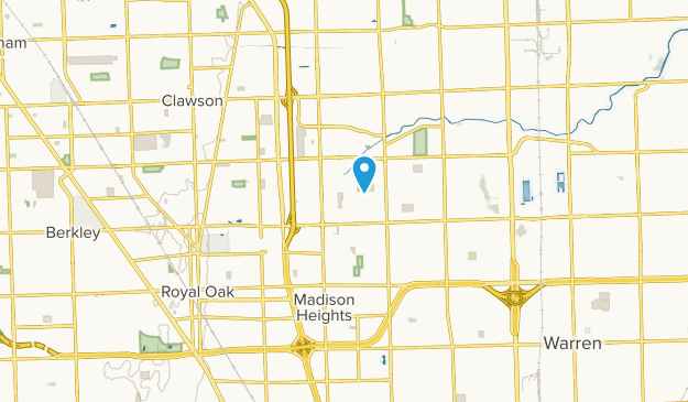 Madison Heights, Michigan Map
