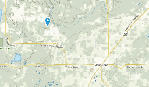 Mancelona, Michigan Map