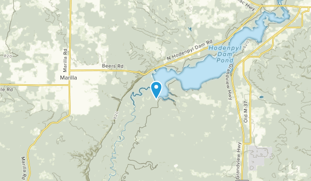 Marilla, Michigan Map