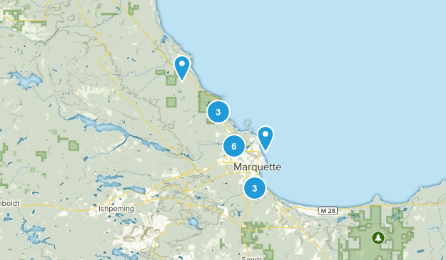 Marquette, Michigan Map