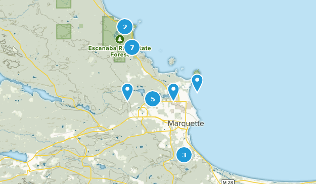 Marquette, Michigan Map