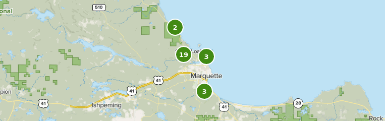 marquette mountain bike trail map