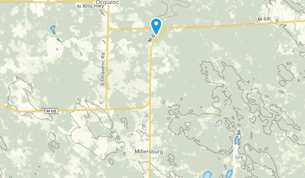 Millersburg, Michigan Map