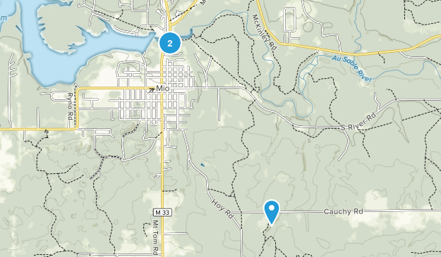 Mio, Michigan Map