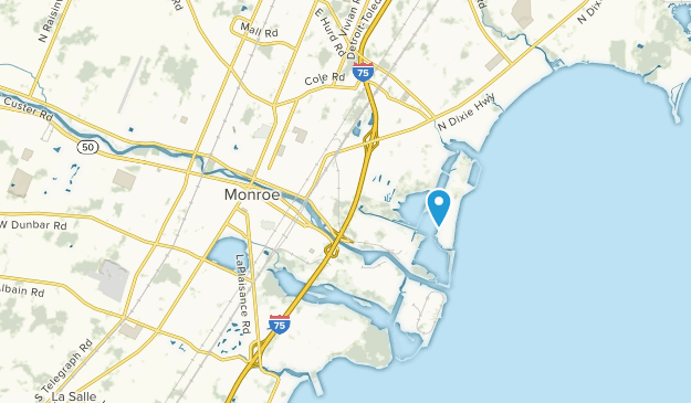 Monroe, Michigan Map