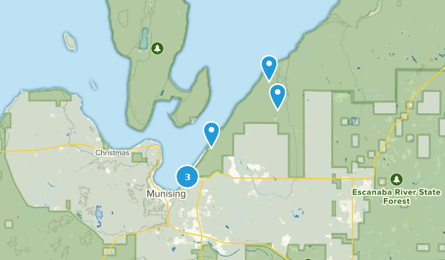 Munising, Michigan Map