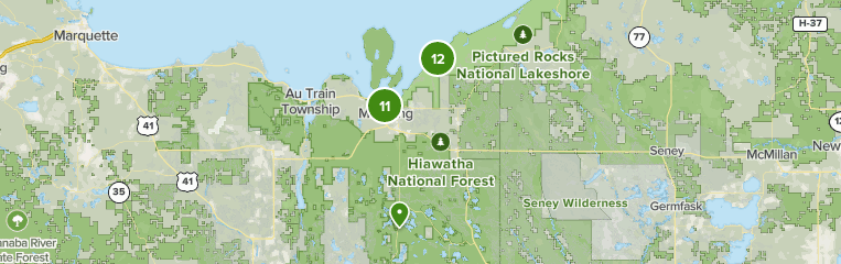 Map Of Munising Michigan Best 10 Trails And Hikes In Munising | Alltrails