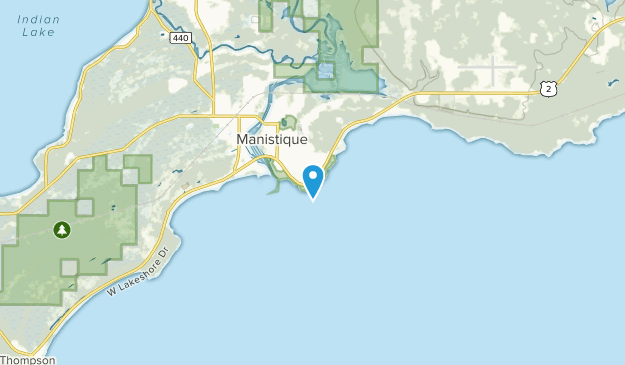 Naubinway, Michigan Map