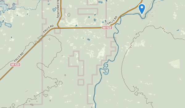Newberry, Michigan Map