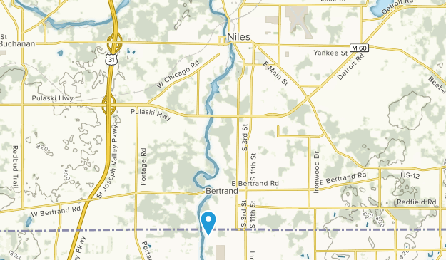 Niles, Michigan Map