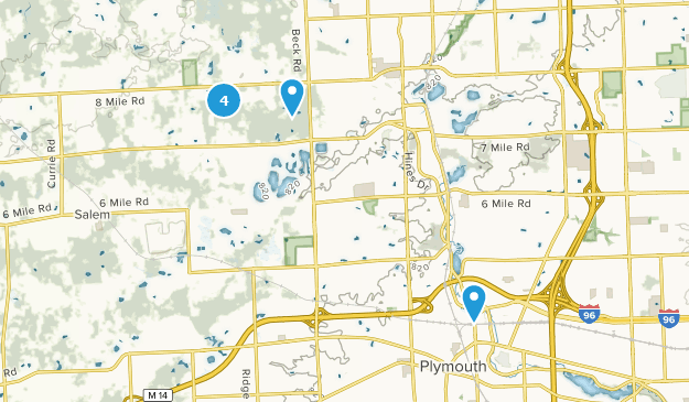 Northville, Michigan Map