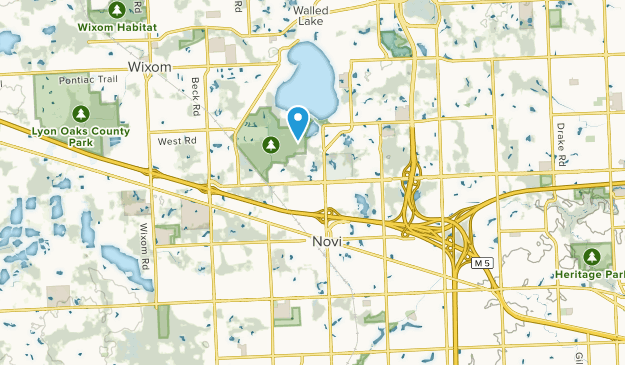 Novi, Michigan Map
