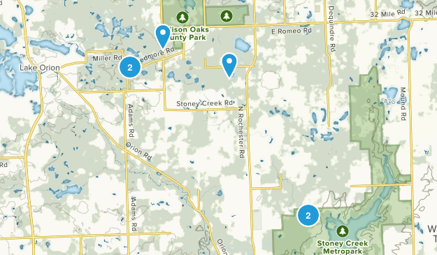 Oakland, Michigan Map